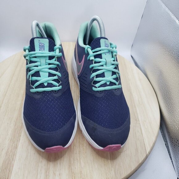 Nike womens Sneakers 7.5 Star Runner GS Imperial Purple  CU4644-500  EUC - Picture 4 of 8